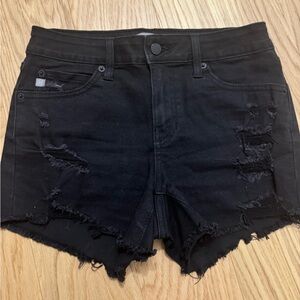 JustUsa Black Jean Shorts